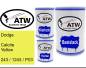 Preview: Dodge, Calcite Yellow, 243 / 1243 / P03: 500ml Lackdose + 500ml Klarlack + 250ml Härter - Set, von ATW Autoteile West.